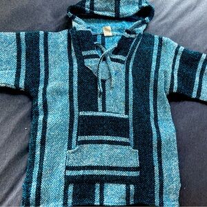 Men's Blue Striped Sweater